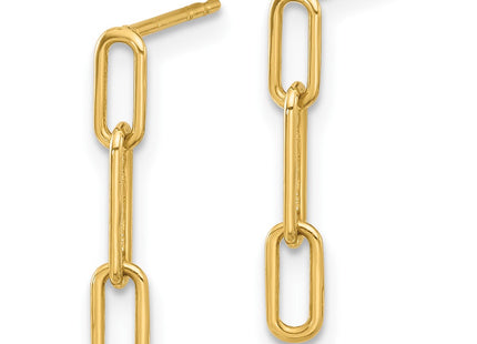 14k Yellow Gold Earrings Style YE2177 - Classique Jewelry Inc.