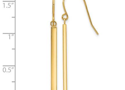 14k Yellow Gold Earrings Style YE2178 - Classique Jewelry Inc.