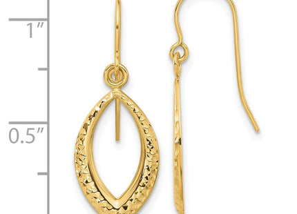 14k Yellow Gold Earrings Style YE2180 - Classique Jewelry Inc.