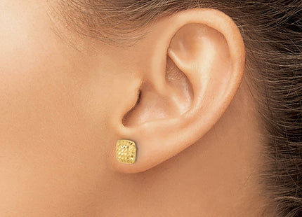 14k Yellow Gold Earrings Style YE2182 - Classique Jewelry Inc.