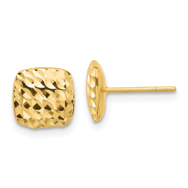 14k Yellow Gold Earrings Style YE2182 - Classique Jewelry Inc.
