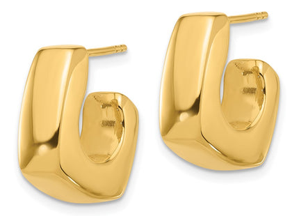 14k Yellow Gold Earrings Style YE2187 - Classique Jewelry Inc.