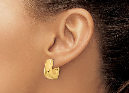 14k Yellow Gold Earrings Style YE2187 - Classique Jewelry Inc.