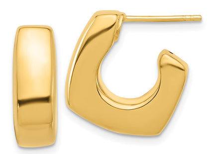14k Yellow Gold Earrings Style YE2187 - Classique Jewelry Inc.