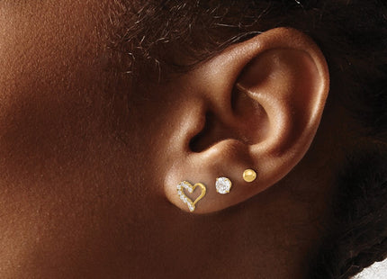 14k Yellow Gold Earrings Style YE2190SET - Classique Jewelry Inc.