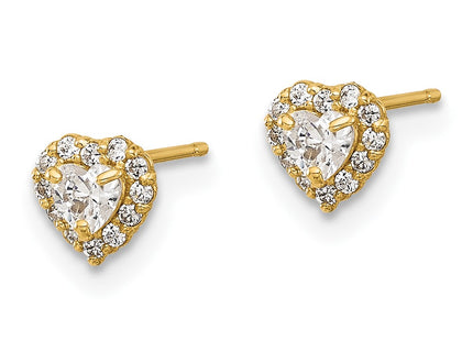 14k Yellow Gold Earrings Style YE2191 - Classique Jewelry Inc.