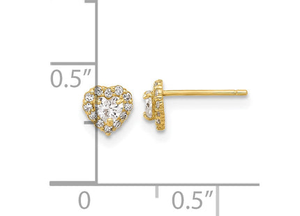 14k Yellow Gold Earrings Style YE2191 - Classique Jewelry Inc.