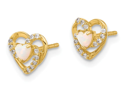 14k Yellow Gold Earrings Style YE2192 - Classique Jewelry Inc.