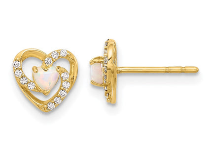 14k Yellow Gold Earrings Style YE2192 - Classique Jewelry Inc.