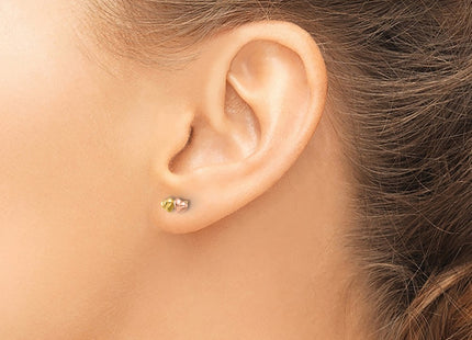 14k Two-tone Earrings Style YE2194 - Classique Jewelry Inc.