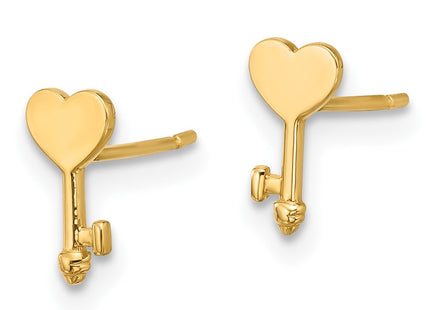 14k Yellow Gold Earrings Style YE2196 - Classique Jewelry Inc.