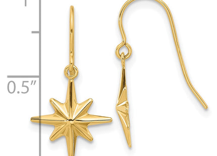 14k Yellow Gold Earrings Style YE2199 - Classique Jewelry Inc.