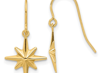 14k Yellow Gold Earrings Style YE2199 - Classique Jewelry Inc.
