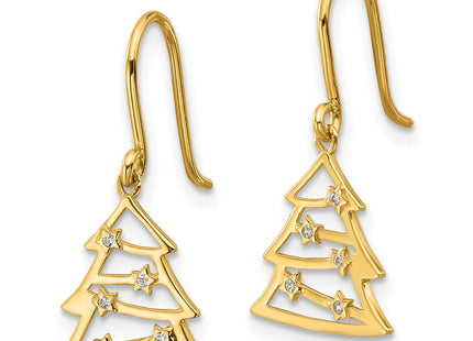 14k Yellow Gold Earrings Style YE2200 - Classique Jewelry Inc.