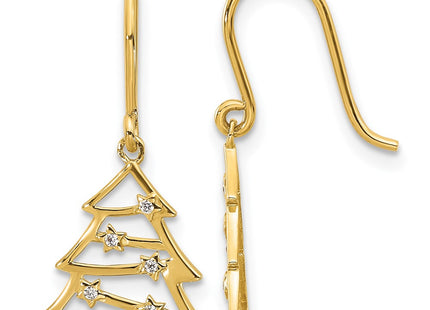 14k Yellow Gold Earrings Style YE2200 - Classique Jewelry Inc.