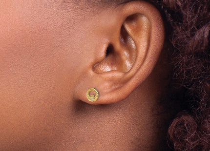 14k Yellow Gold Earrings Style YE2201 - Classique Jewelry Inc.