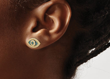 14k Yellow Gold Earrings Style YE2203 - Classique Jewelry Inc.