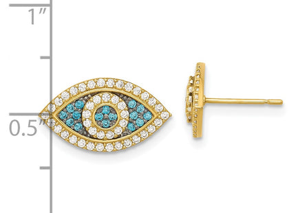 14k Yellow Gold Earrings Style YE2203 - Classique Jewelry Inc.
