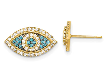 14k Yellow Gold Earrings Style YE2203 - Classique Jewelry Inc.