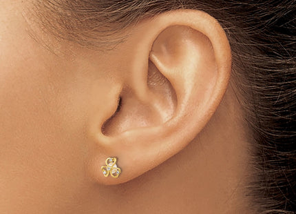 14k Yellow Gold Earrings Style YE2205 - Classique Jewelry Inc.