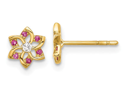 14k Yellow Gold Earrings Style YE2208 - Classique Jewelry Inc.