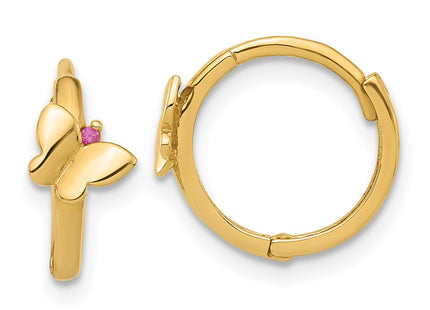 14k Yellow Gold Earrings Style YE2215 - Classique Jewelry Inc.