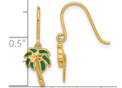 14k Yellow Gold Earrings Style YE2218 - Classique Jewelry Inc.