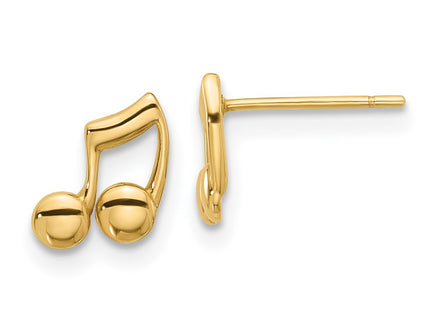 14k Yellow Gold Earrings Style YE2220 - Classique Jewelry Inc.