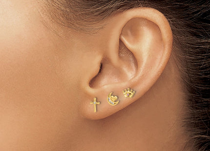 14k Yellow Gold Earrings Style YE2221 - Classique Jewelry Inc.
