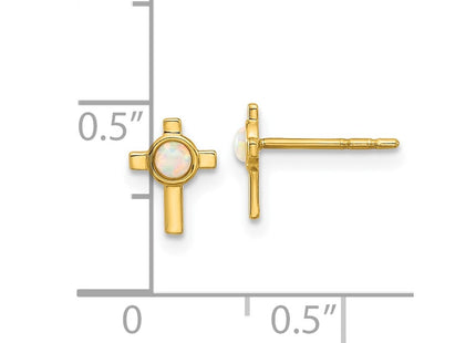 14k Yellow Gold Earrings Style YE2225 - Classique Jewelry Inc.