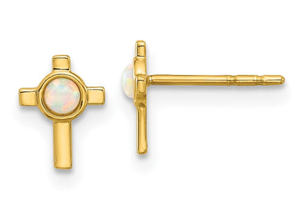 14k Yellow Gold Earrings Style YE2225 - Classique Jewelry Inc.
