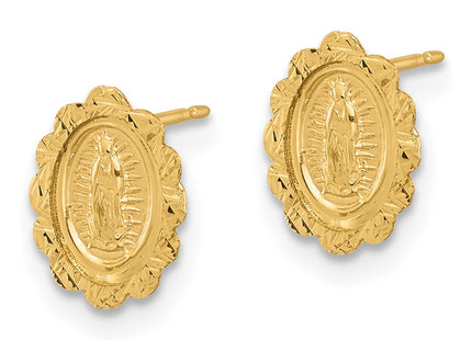 14k Yellow Gold Earrings Style YE2228 - Classique Jewelry Inc.