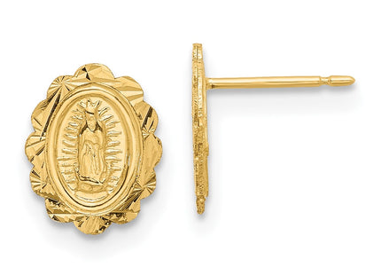 14k Yellow Gold Earrings Style YE2228 - Classique Jewelry Inc.
