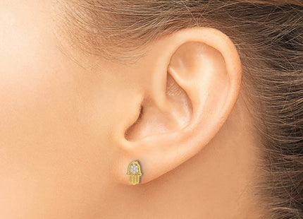 14k Yellow Gold Earrings Style YE2229 - Classique Jewelry Inc.