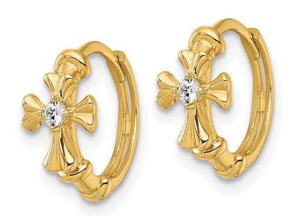 14k Yellow Gold Earrings Style YE2231 - Classique Jewelry Inc.