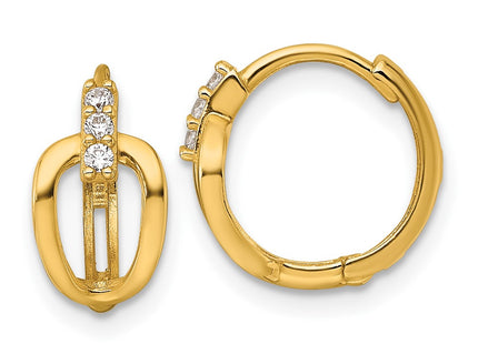 14k Yellow Gold Earrings Style YE2232 - Classique Jewelry Inc.