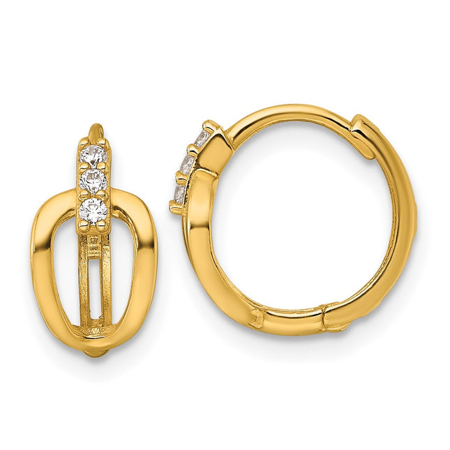 14k Yellow Gold Earrings Style YE2232 - Classique Jewelry Inc.