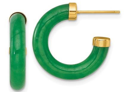 14k Yellow Gold Earrings Style YE2233 - Classique Jewelry Inc.