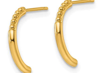 14k Yellow Gold Earrings Style YE2236 - Classique Jewelry Inc.