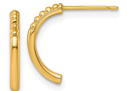 14k Yellow Gold Earrings Style YE2236 - Classique Jewelry Inc.