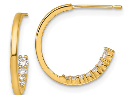 14k Yellow Gold Earrings Style YE2239 - Classique Jewelry Inc.