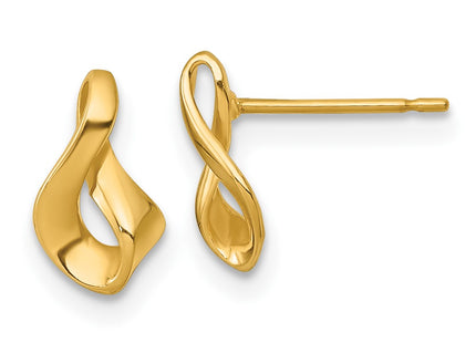 14k Yellow Gold Earrings Style YE2242 - Classique Jewelry Inc.