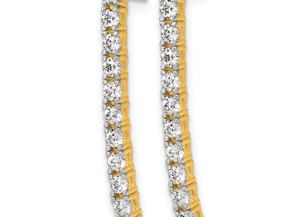 14k Yellow Gold Earrings Style YE2244 - Classique Jewelry Inc.