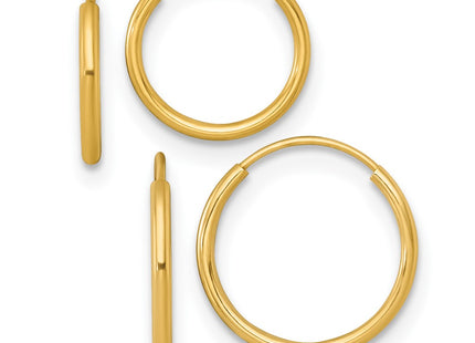 14k Yellow Gold Earrings Style YE2246SET - Classique Jewelry Inc.