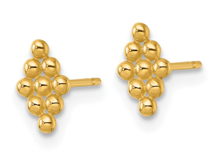 14k Yellow Gold Earrings Style YE2256 - Classique Jewelry Inc.