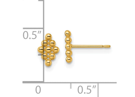 14k Yellow Gold Earrings Style YE2256 - Classique Jewelry Inc.