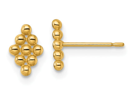 14k Yellow Gold Earrings Style YE2256 - Classique Jewelry Inc.