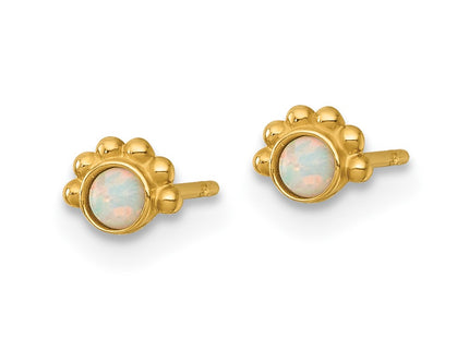 14k Yellow Gold Earrings Style YE2266 - Classique Jewelry Inc.