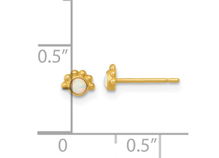 14k Yellow Gold Earrings Style YE2266 - Classique Jewelry Inc.