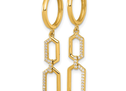 14k Yellow Gold Earrings Style YE2277 - Classique Jewelry Inc.